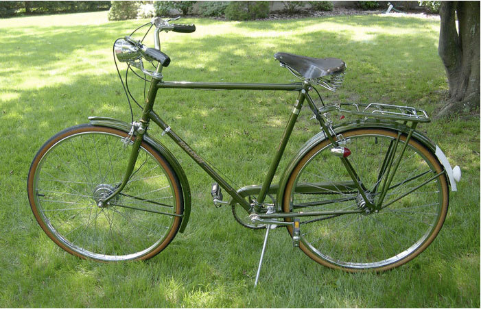 green raleigh bike
